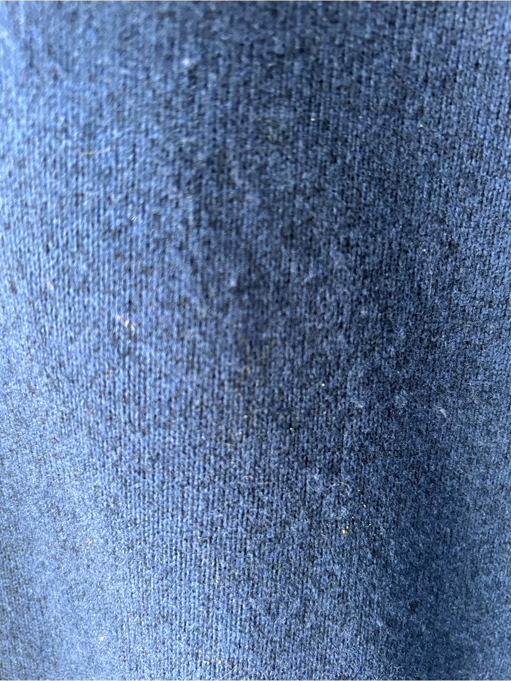 Vineyard Vines Blue Heather Shep BrownCorduroy Shoulder Fleece Pullover. Men’s L - Picture 2 of 8